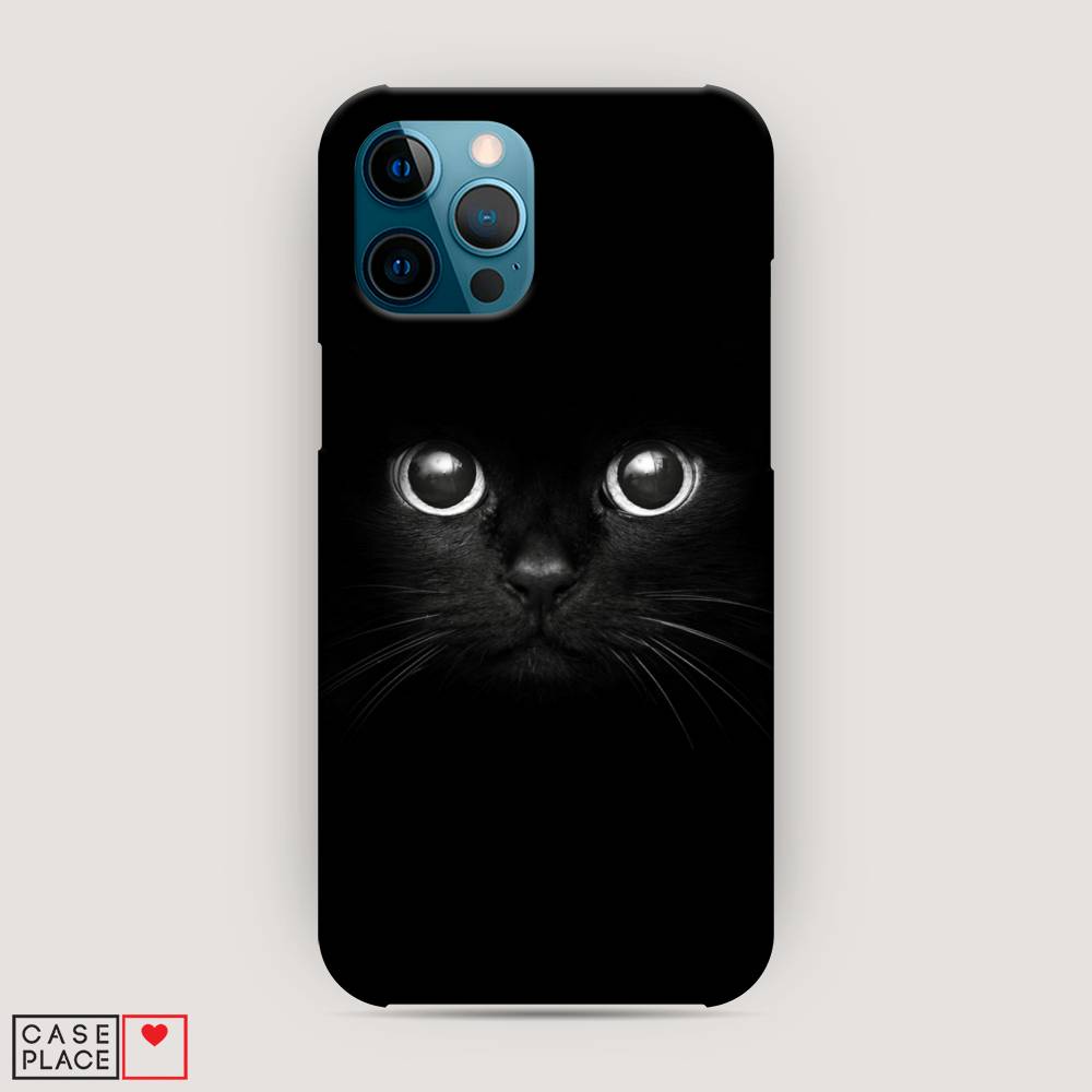 

Пластиковый чехол "Взгляд черной кошки" на Apple iPhone 12 Pro Max, 12720-1