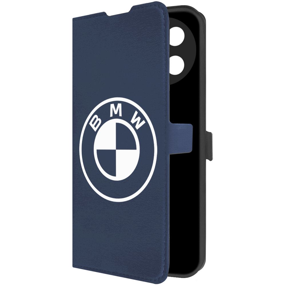 

Чехол-книжка Krutoff Eco Book для Realme 11 4G BMW синий