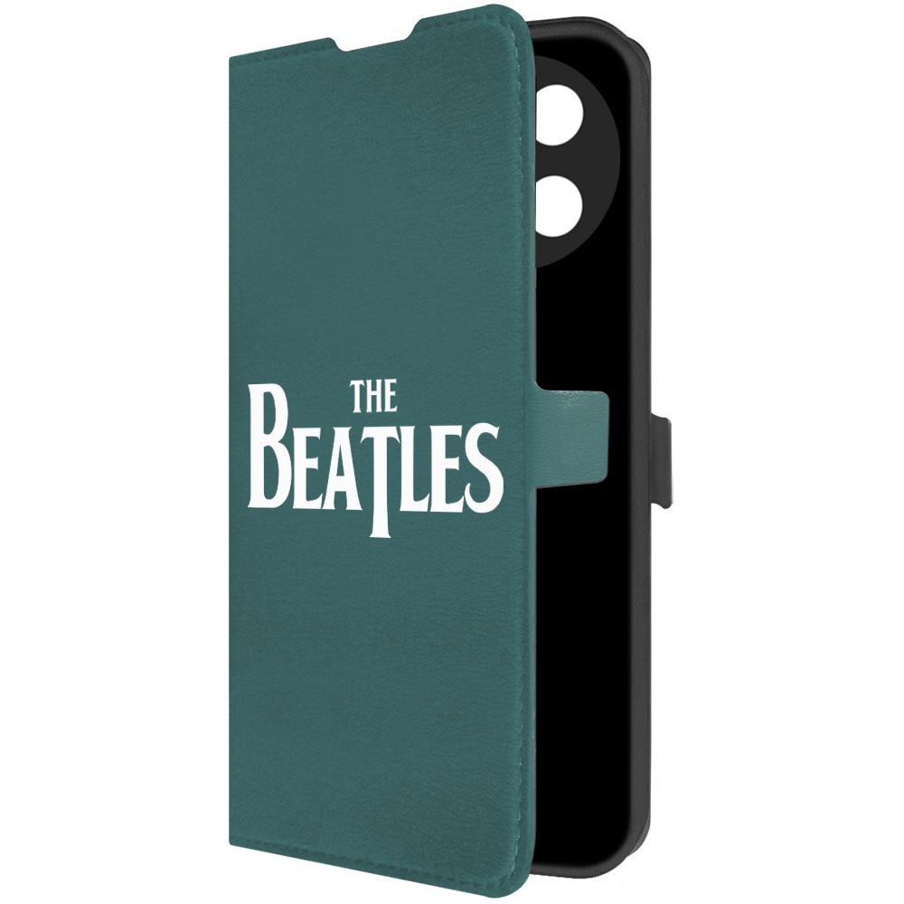 

Чехол-книжка Krutoff Eco Book для Realme 11 4G Beatles (Битлз) (зелёный опал), Зеленый