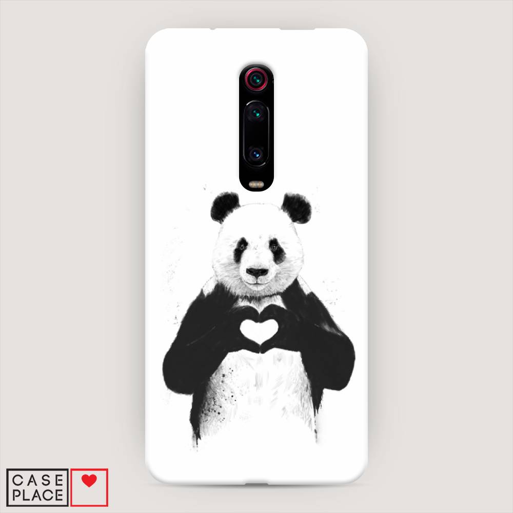 

Пластиковый чехол "Панда love" на Xiaomi Mi 9T Pro, 35820-7