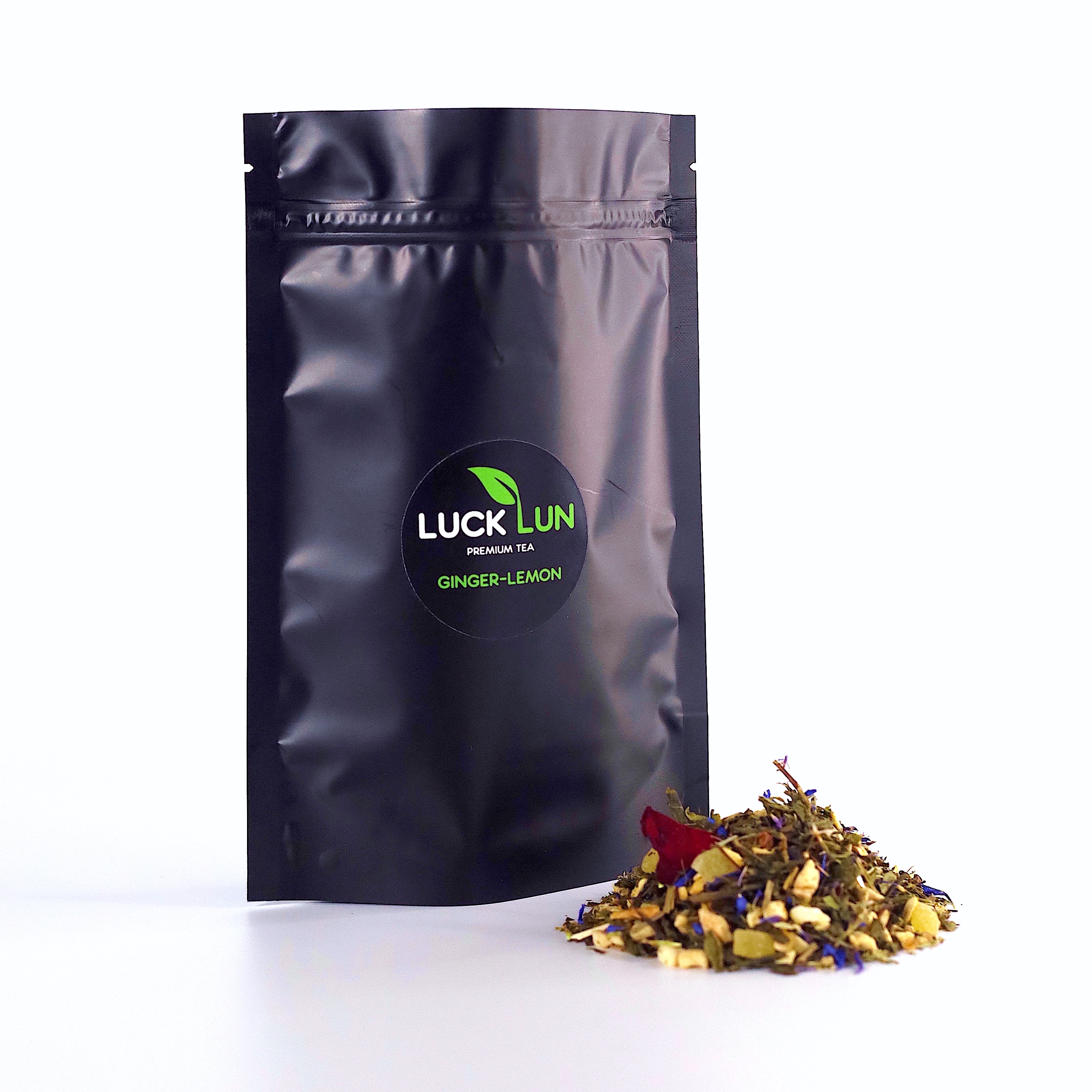 

Чай травяной Luck Lun Имбирь-Лимон, черная упаковка, 50 гр.