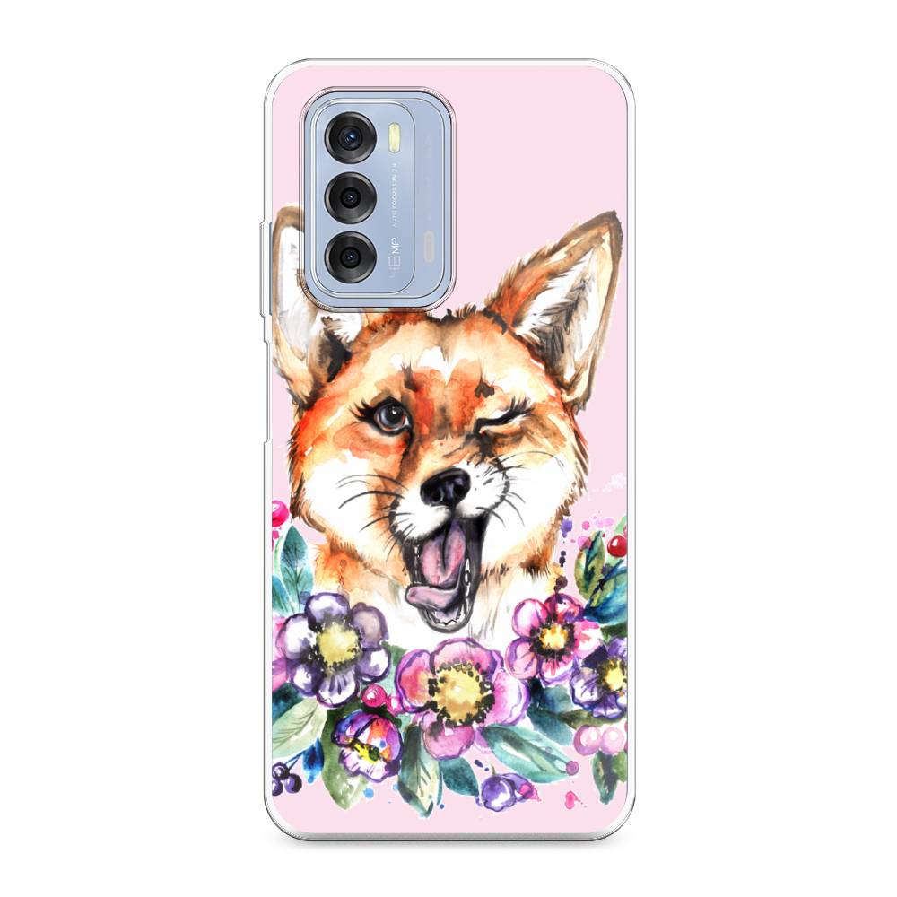 

Чехол Awog на ZTE Blade V40 / ЗТЕ Блэйд V40 "Подмигивающая лиса", Разноцветный, 136150-10