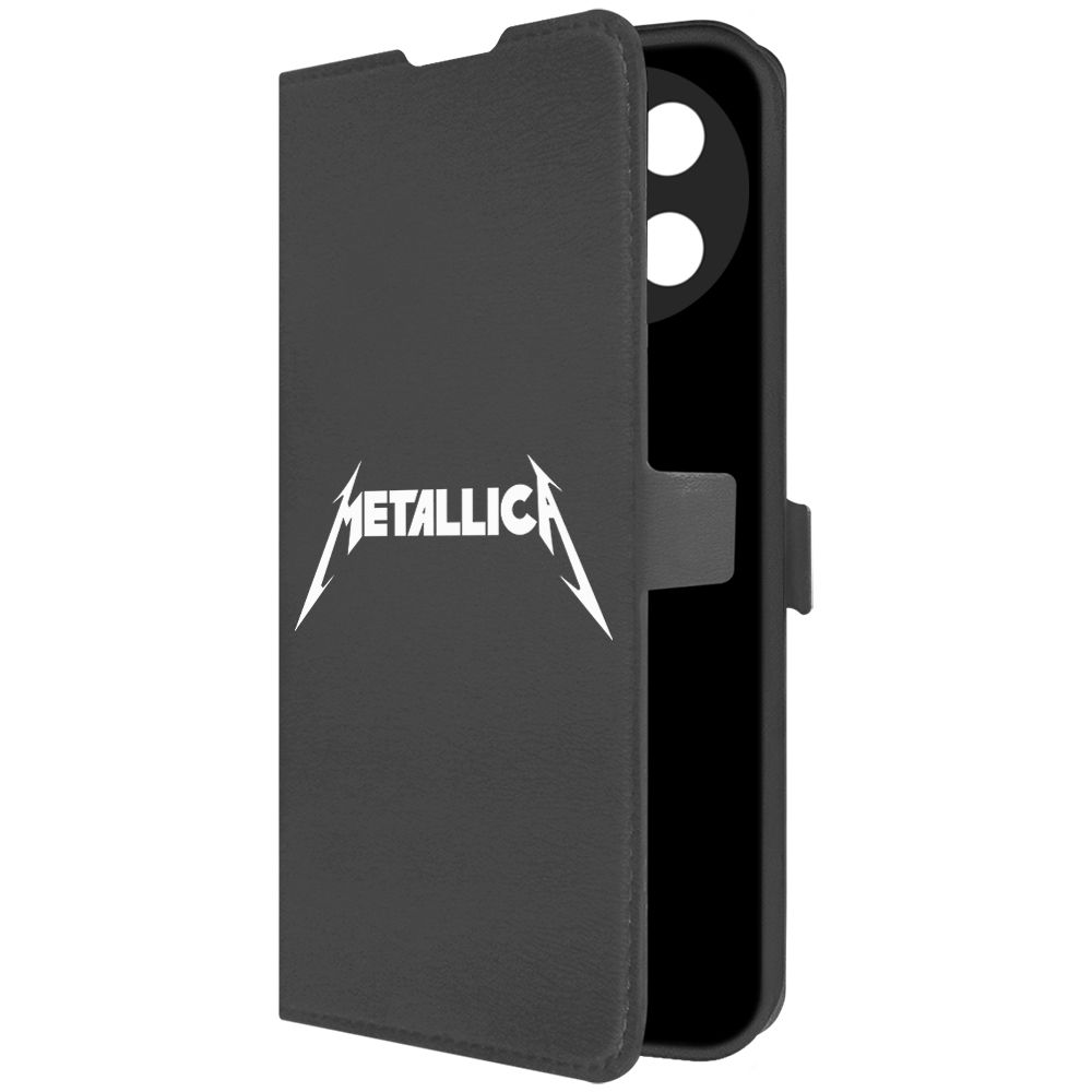 

Чехол-книжка Krutoff Eco Book для Realme 11 4G Metallica черный