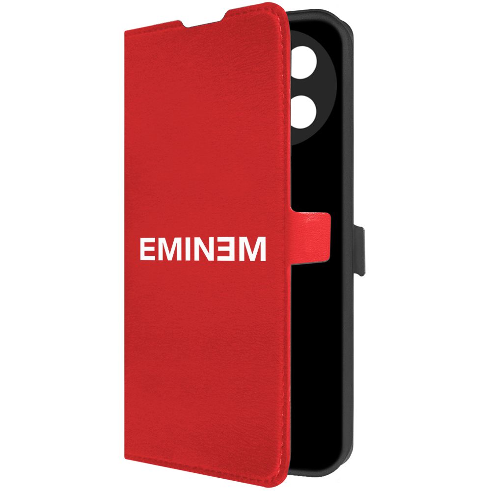 

Чехол-книжка Krutoff Eco Book для Realme 11 4G Eminem красный