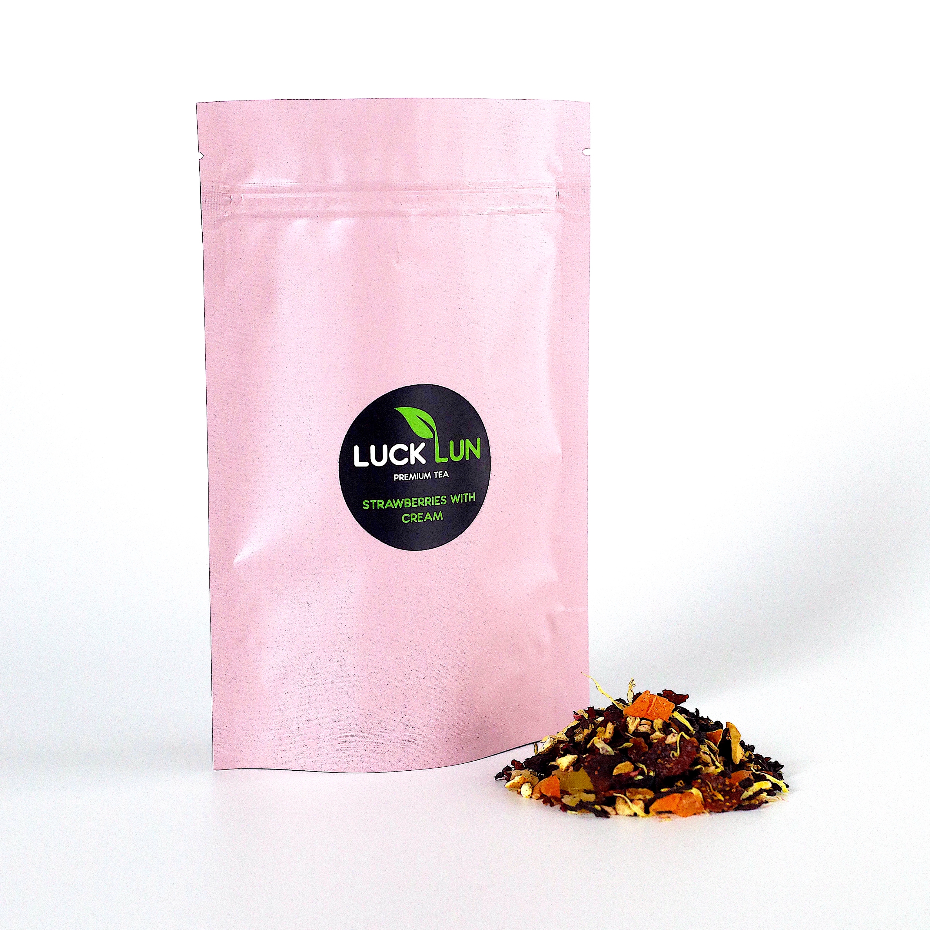 

Чай каркаде фруктовый Luck Lun Клубника и сливки, розовая упаковка, 50 гр.