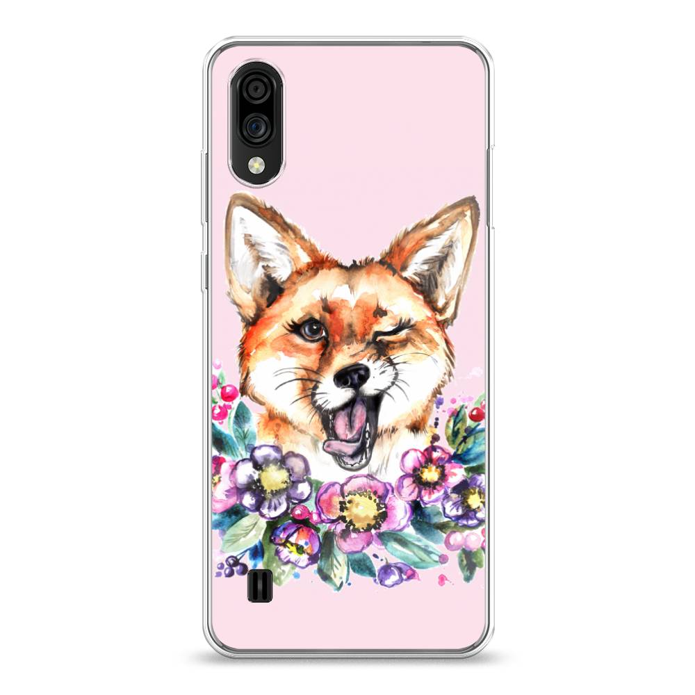

Чехол Awog на ZTE Blade A5 (2020) / ЗТЕ Блэйд A5 (2020) "Подмигивающая лиса", Разноцветный, 134950-10
