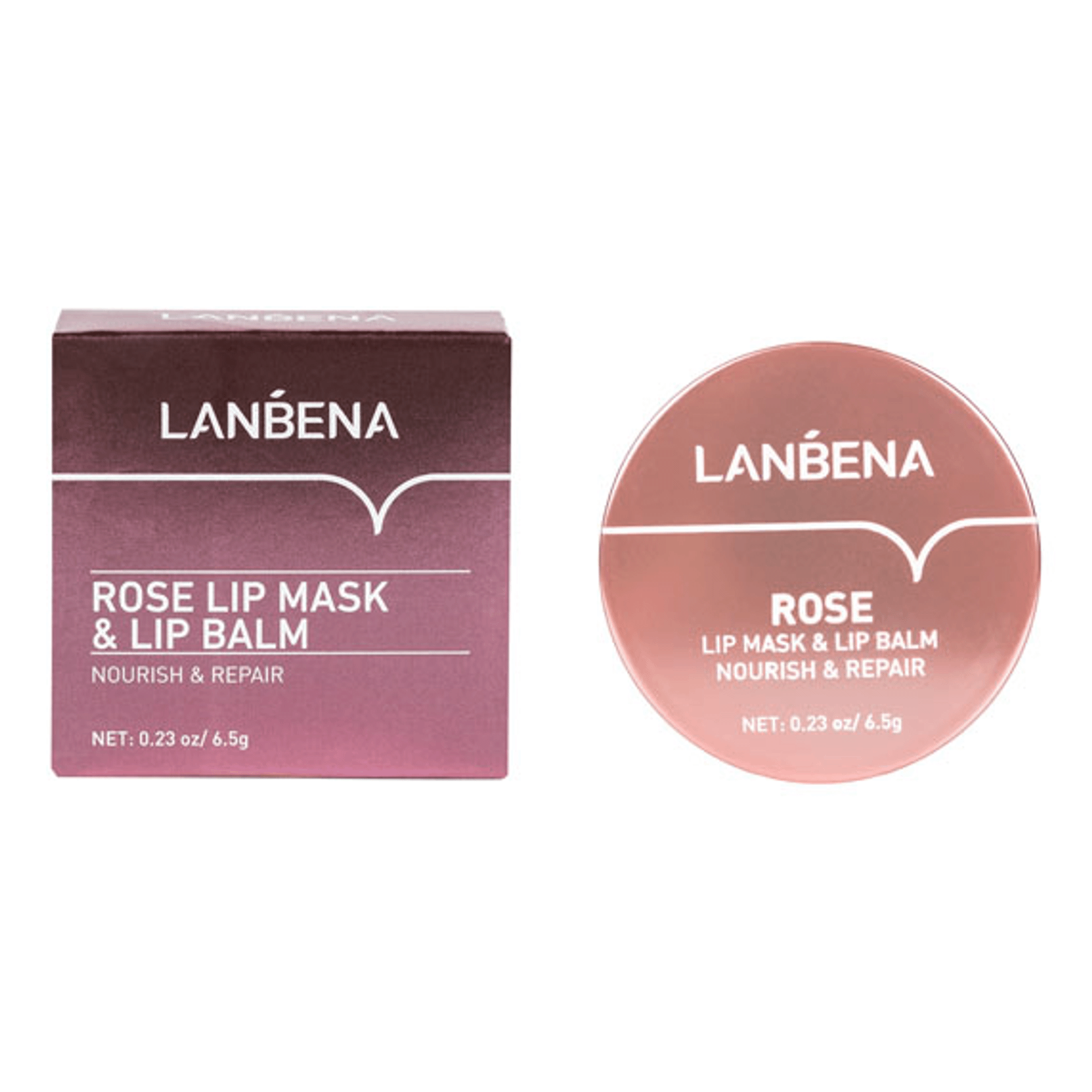Маска-бальзам для губ Lanbena Rose Lip Mask & Lip Balm питание и восстановление 6,5 г