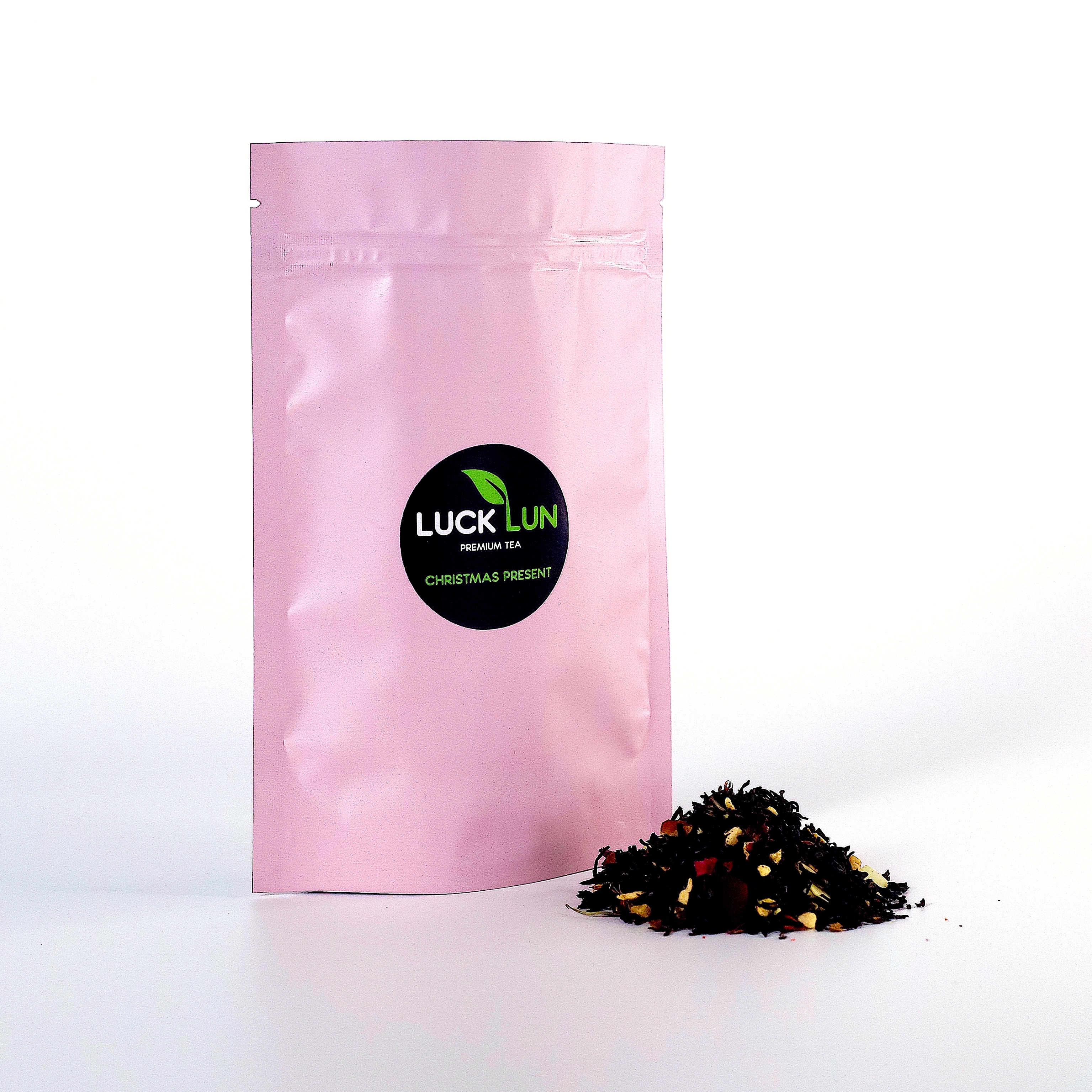

Чай черный листовой Luck Lun Подарок на Рождество, розовая упаковка, 50 гр.