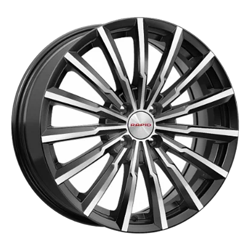 

Колесный диск Кик Акцент R17x7 5x114.3 Et45 Cb67.1 Almaz black КиК 74848 Almazblack