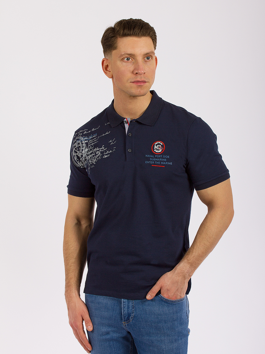

Футболка мужская MCL GD60700312 синяя 2XL, Синий, GD60700312