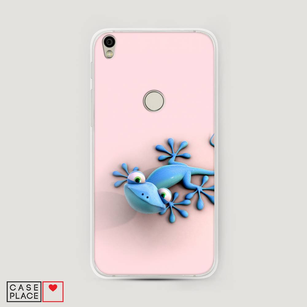 

Чехол Awog на Alcatel Shine Lite / Алкатель Shine Lite "Голубая ящерка", 170350-2