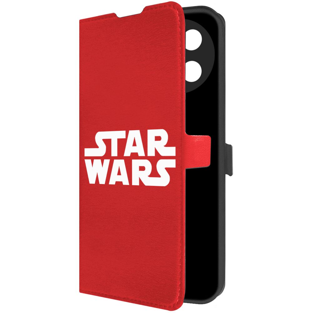 

Чехол-книжка Krutoff Eco Book для Realme 11 4G Star Wars красный