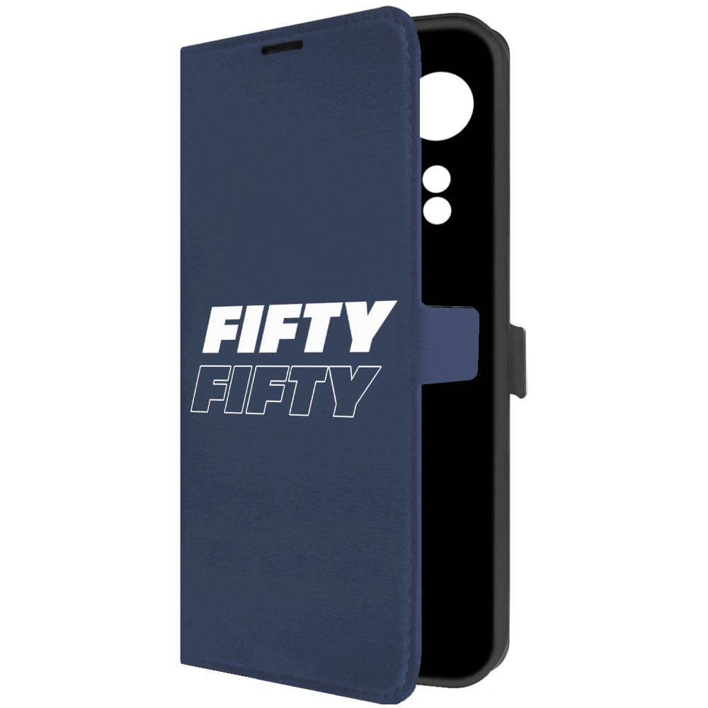

Чехол-книжка Krutoff Eco Book для Oppo A78 4G Fifty Fifty синий