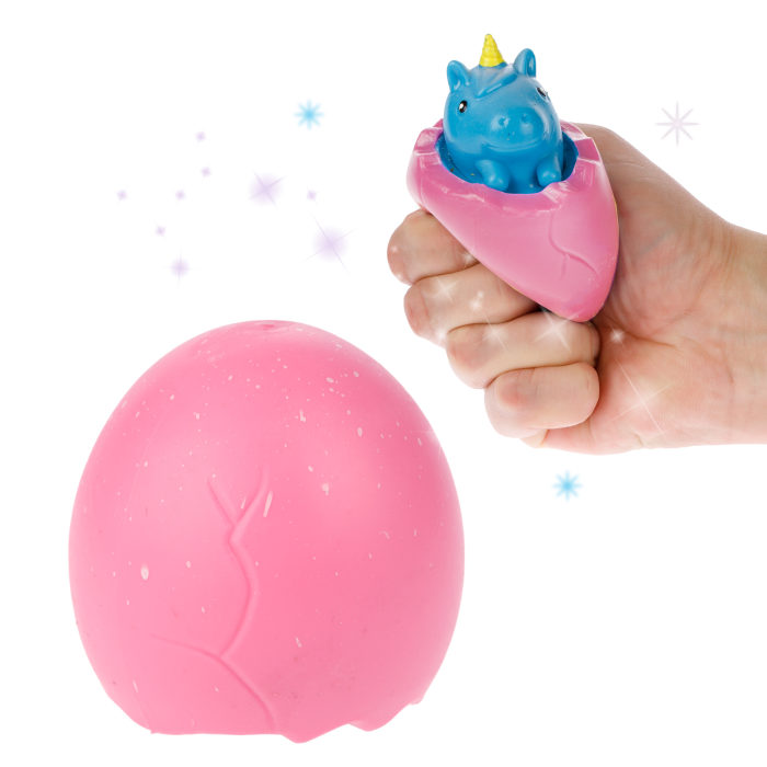 

Игрушка-антистресс 1Toy Жмяка Выскочка Единорог 6, 3х6, 3х6, 3 см, розовый, Т23262-2