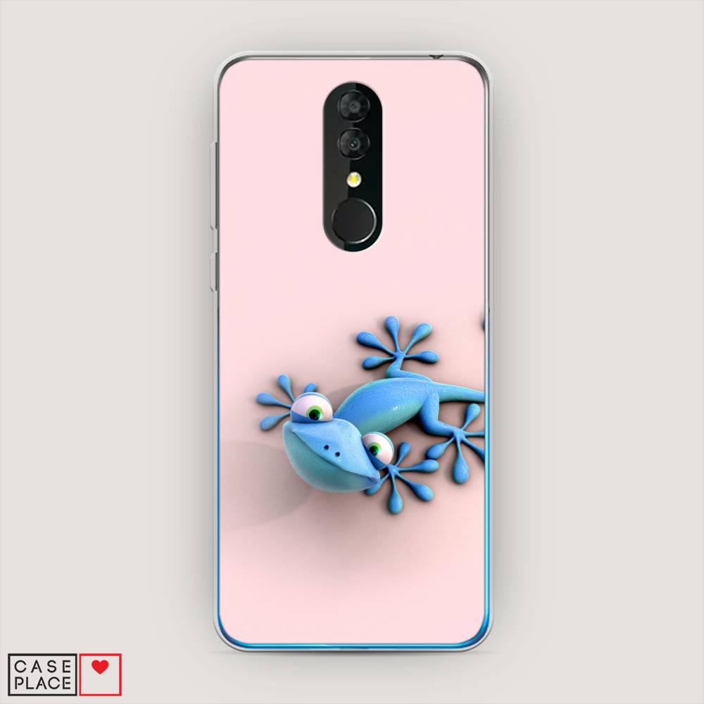 

Чехол Awog на Alcatel 3 5053Y (2019) / Алкатель 3 5053Y (2019) "Голубая ящерка", Разноцветный, 170550-2