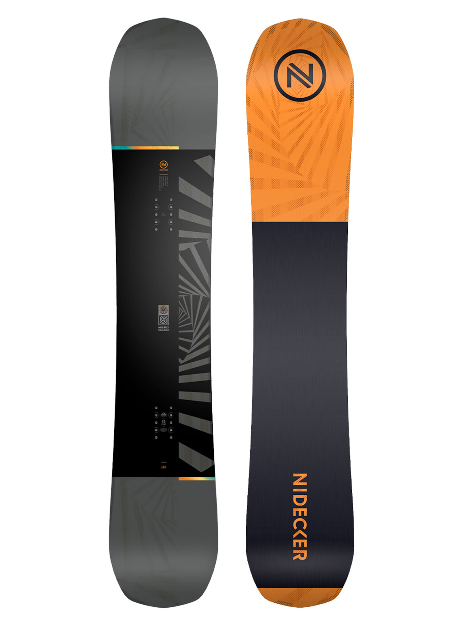 Сноуборд Nidecker Merc orange/black 162 см 2023-2024