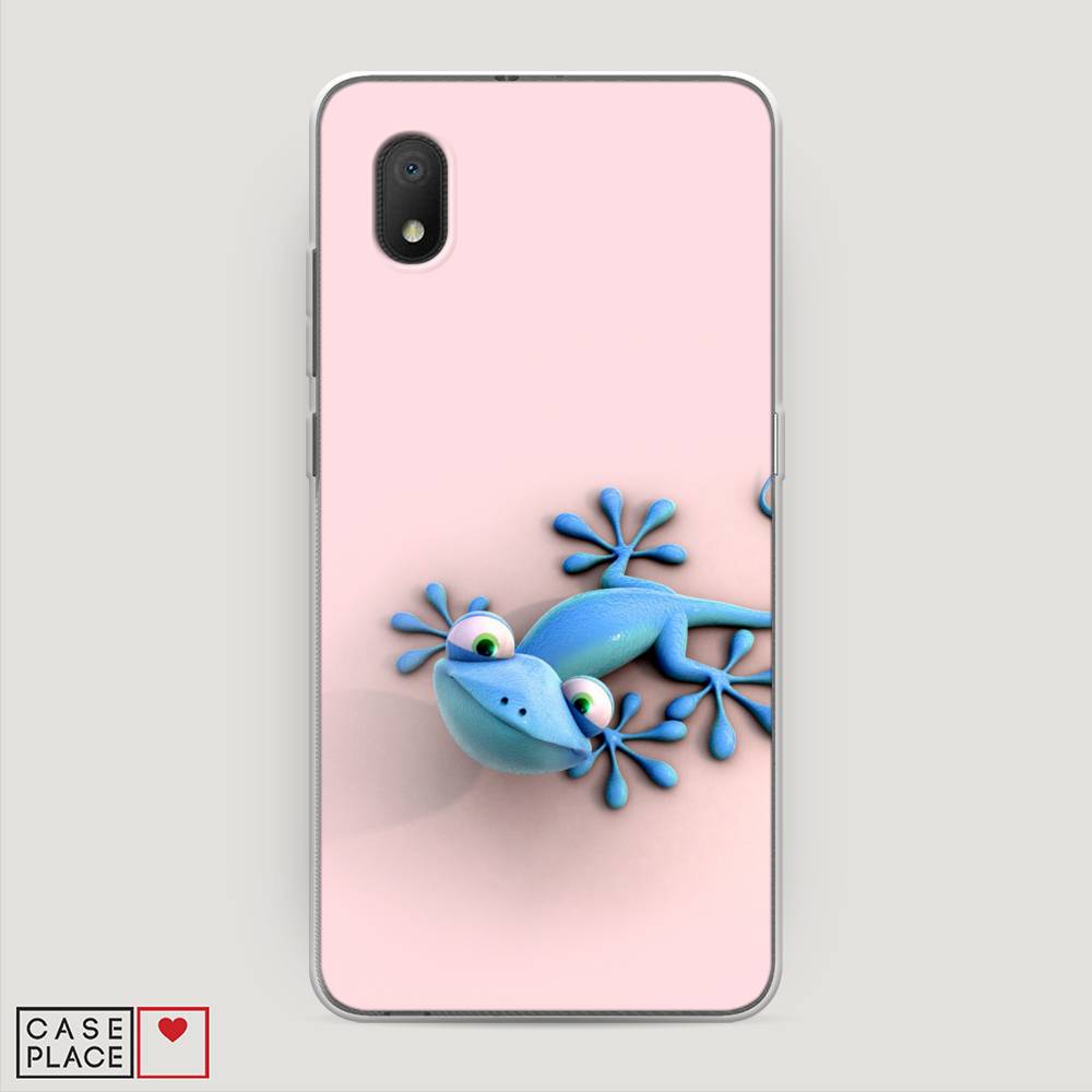 

Чехол Awog на Alcatel 1A (2020) 5002F / Алкатель 1A (2020) 5002F "Голубая ящерка", 171050-2