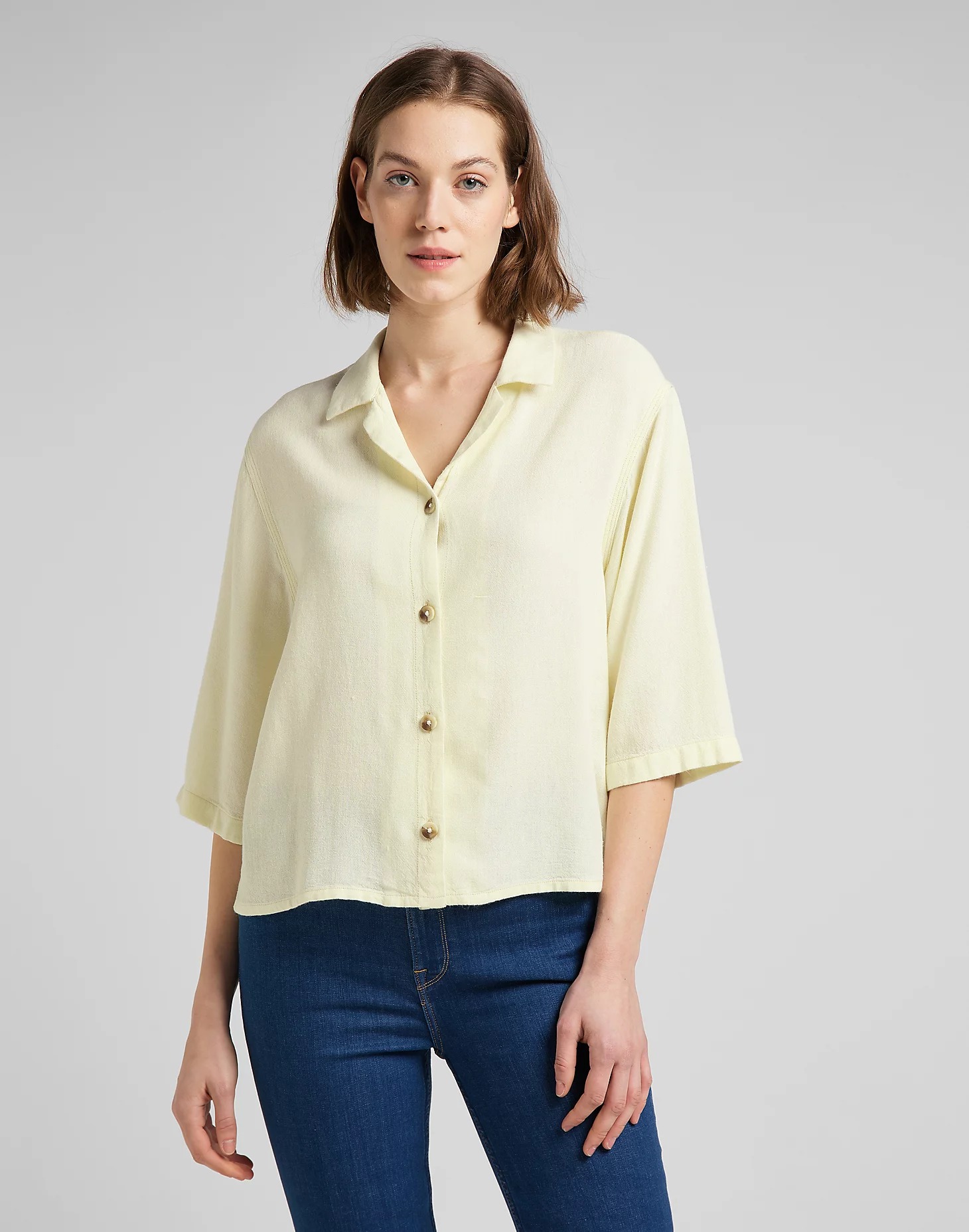 

Блуза женская Lee RESORT SERVICE SHIRT желтая XL, RESORT SERVICE SHIRT