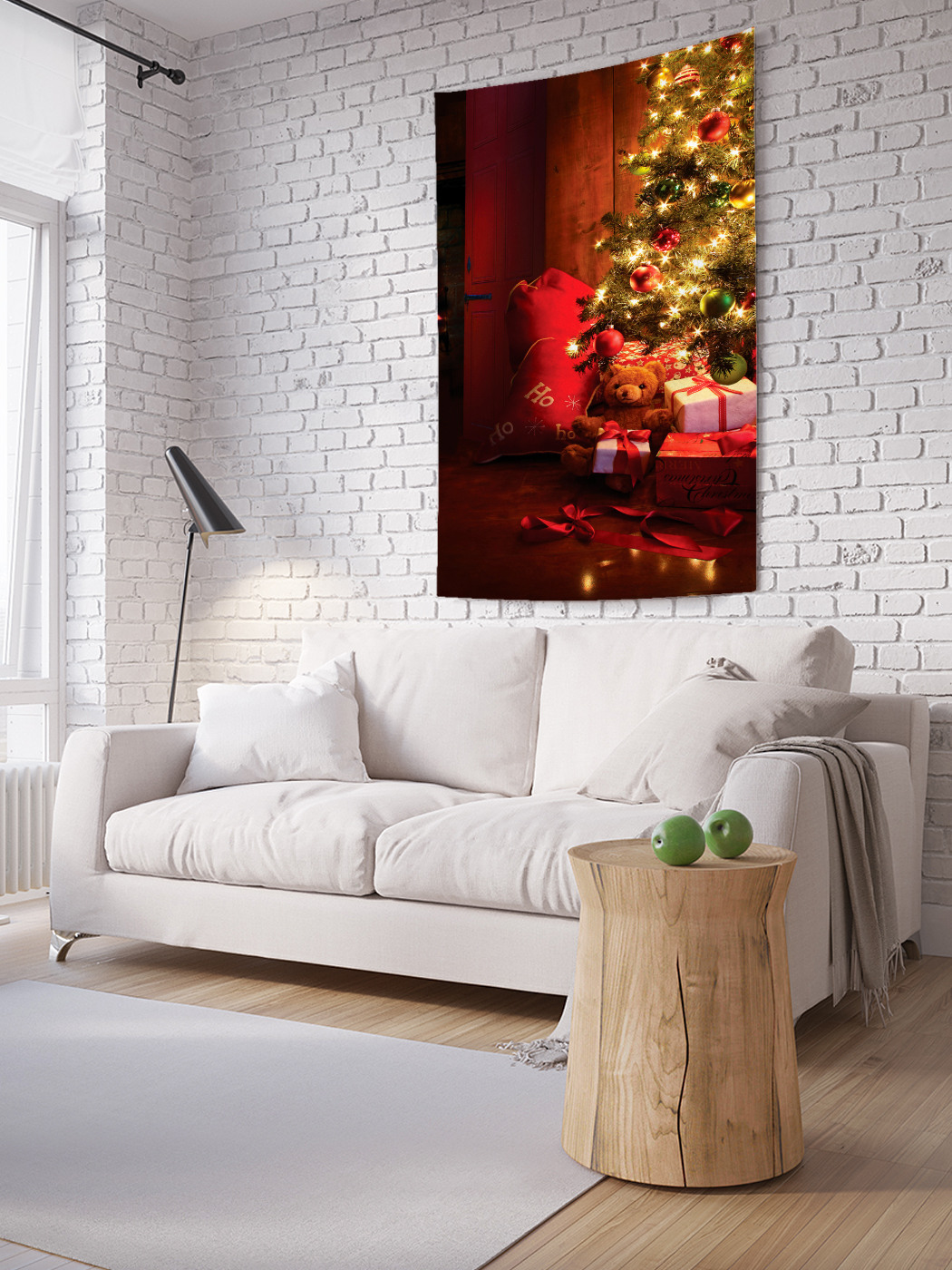 

Вертикальное фотопанно на стену JoyArty Праздничный уют 100x150 см, Праздничный уют