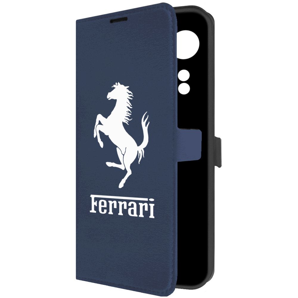 

Чехол-книжка Krutoff Eco Book для Oppo A78 4G Ferrari синий