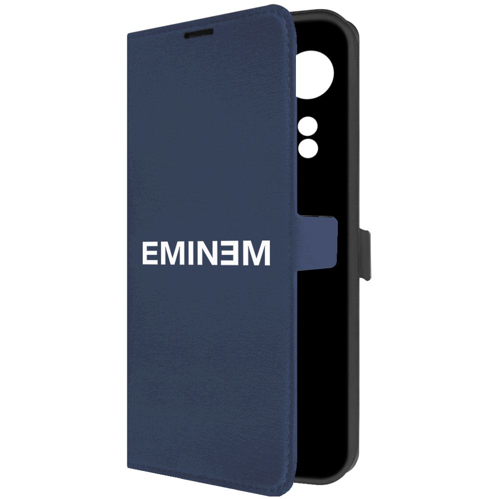 

Чехол-книжка Krutoff Eco Book для Oppo A78 4G Eminem (Эминем) (синий)