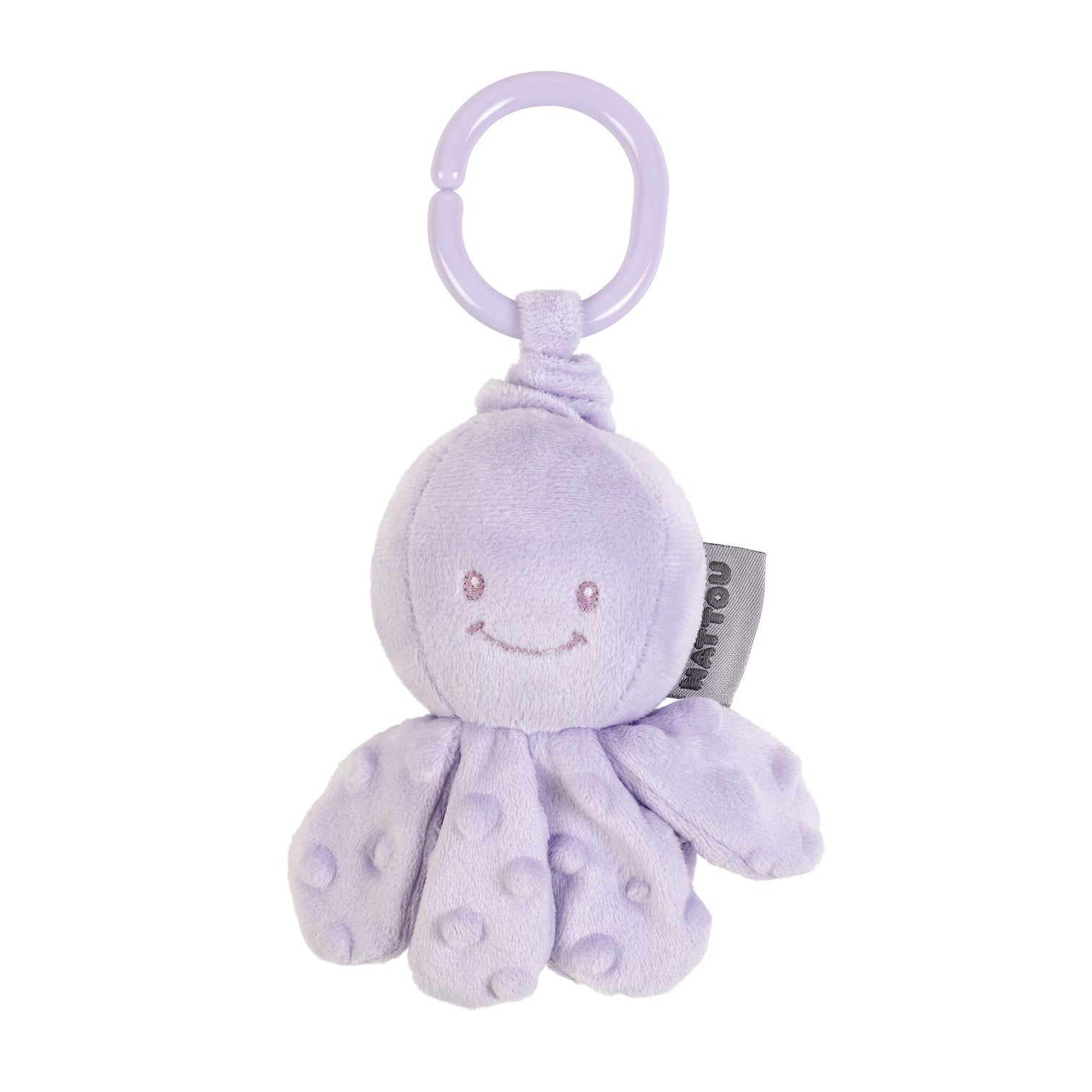 Игрушка мягкая Nattou Soft toy Lapidou Octopus Осьминог с вибрацией lilac 876506 166605 1530₽