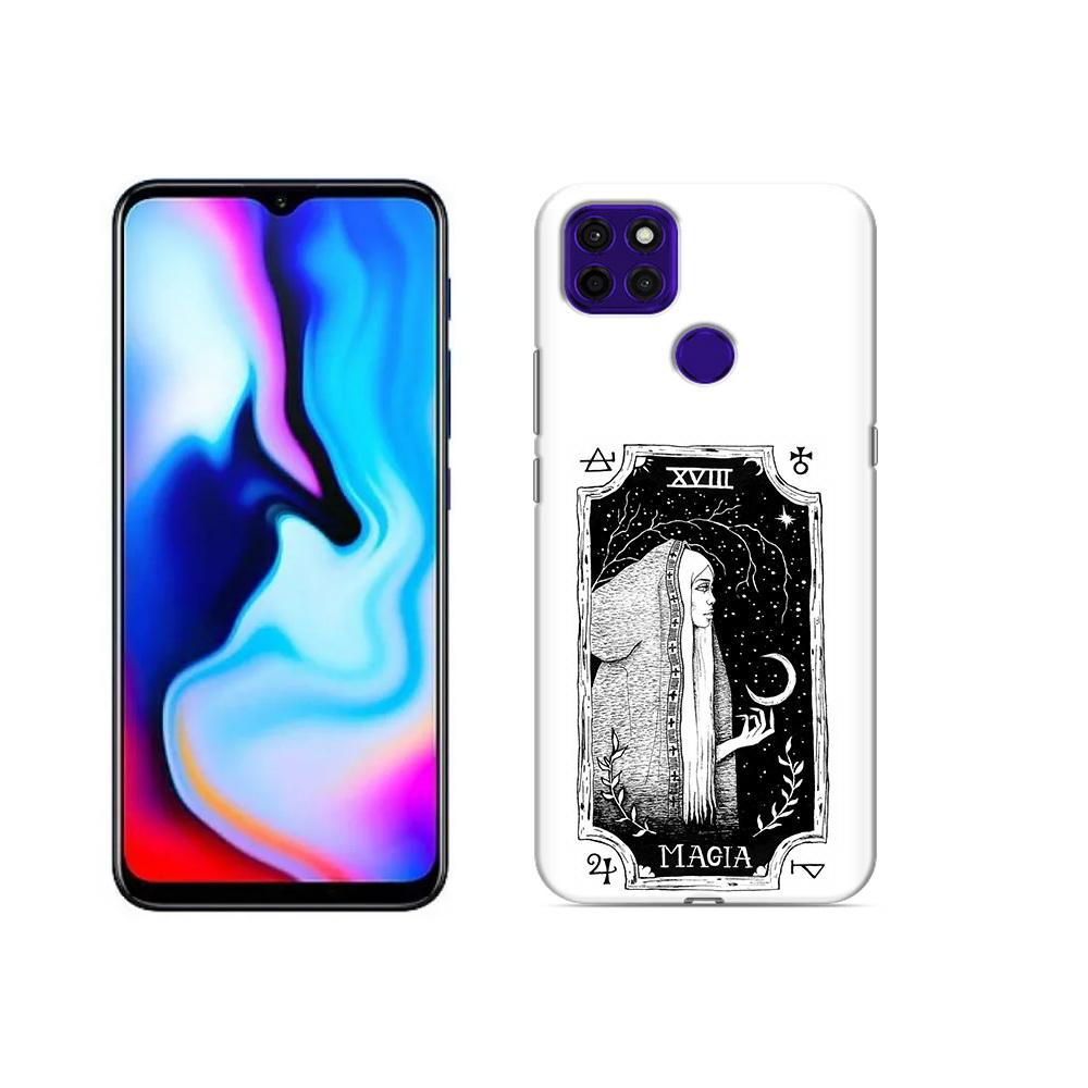 

Чехол MyPads Tocco для Lenovo K12 Pro лунная магия, Прозрачный, Tocco