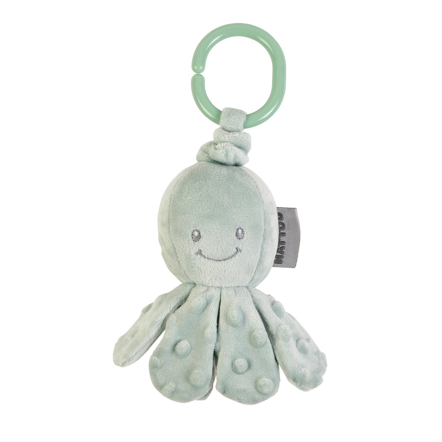 Игрушка мягкая Nattou Soft toy Lapidou Octopus Осьминог с вибрацией green 876544 166601 1530₽