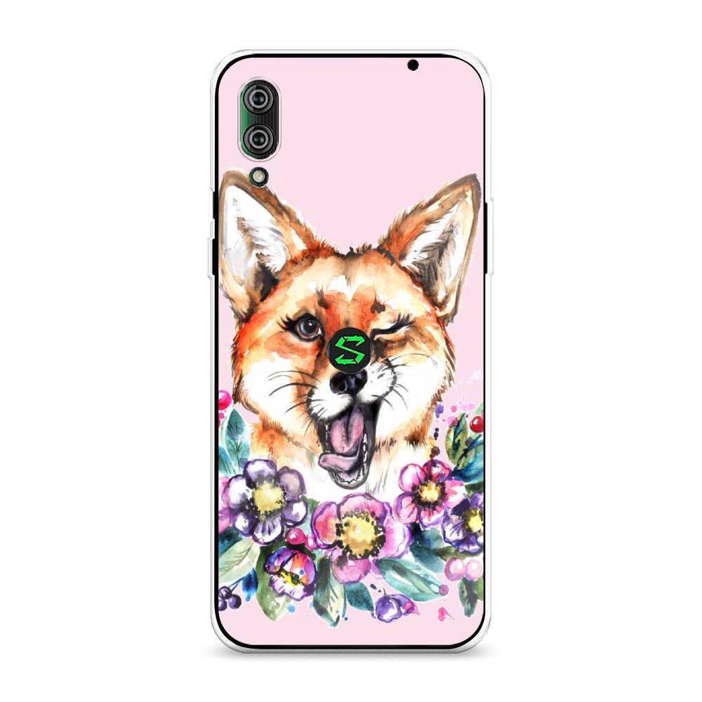 

Чехол Awog на Xiaomi Black Shark 2/2 Pro "Подмигивающая лиса", Разноцветный, 36450-10