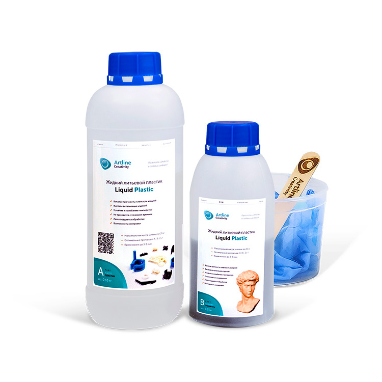 

Жидкий литьевой пластик для заливки в формы Artline Liquid Plastic, 1 кг PLA-01-000