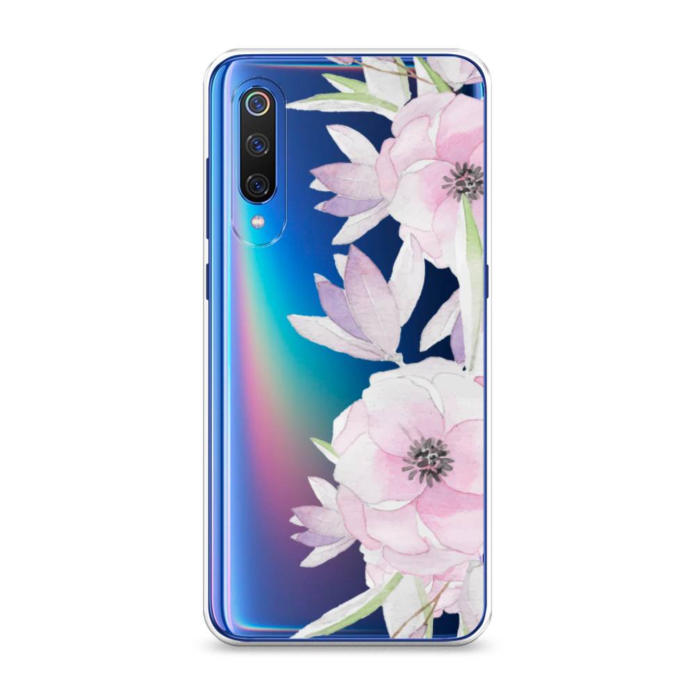 

Чехол Awog на Xiaomi Mi 9 "Нежные анемоны", Разноцветный, 34850-8