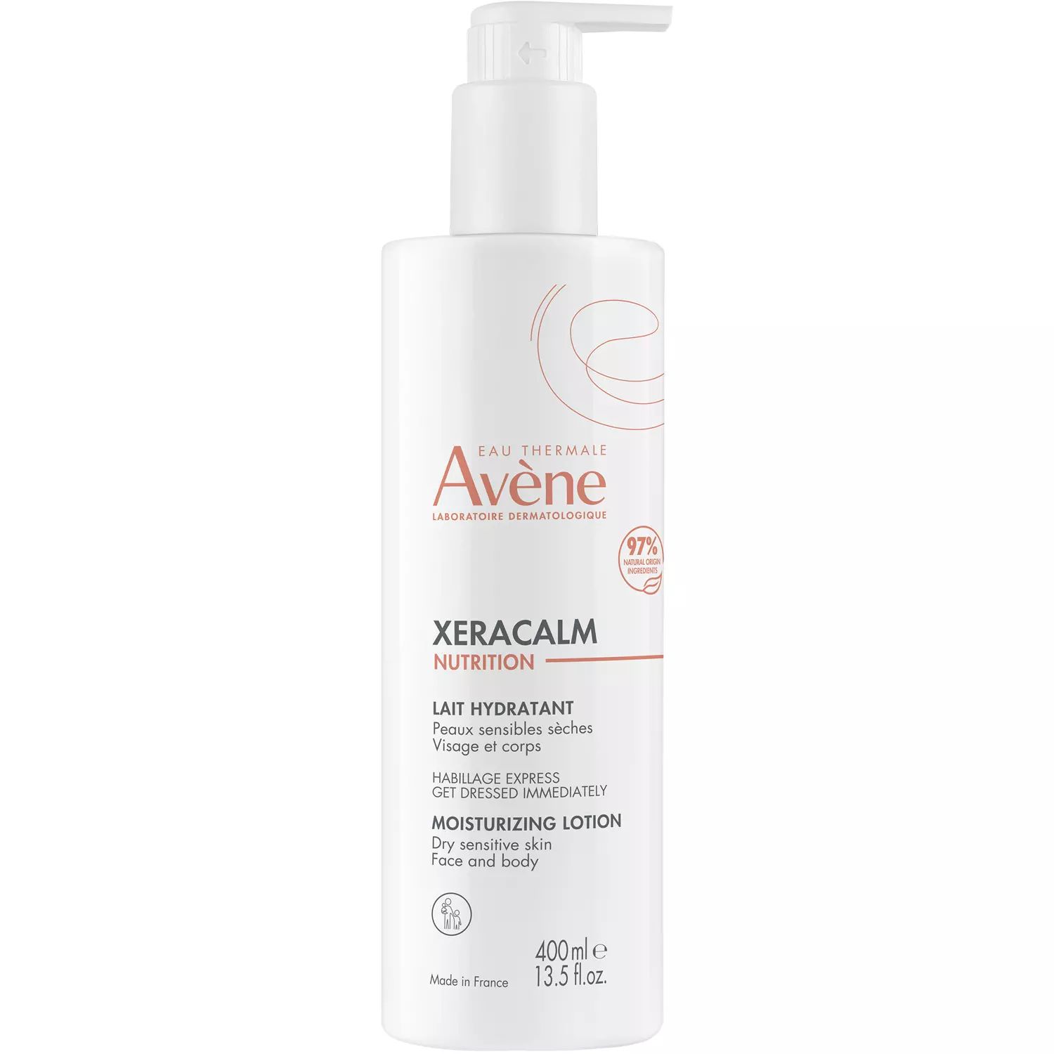 Молочко для тела Avene XeraCalm Nutrition питательное, легкое, 400 мл молочко для тела avene trixera nutrition 200 мл