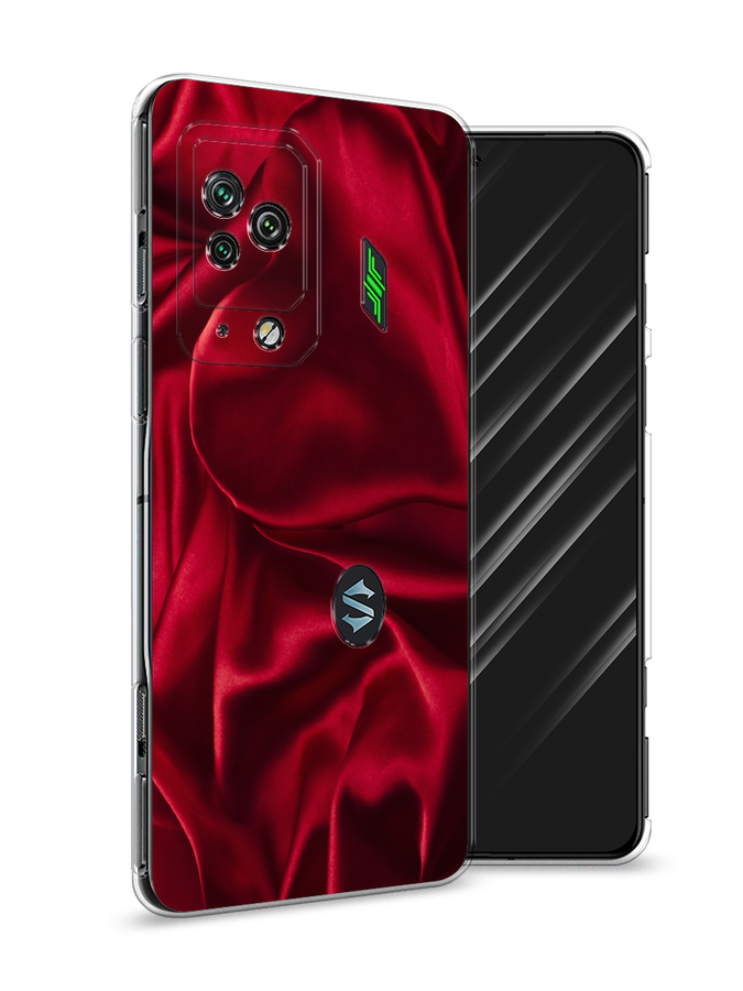 

Чехол Awog на Xiaomi Black Shark 5 Pro "Текстура красный шелк", Разноцветный, 314150-3