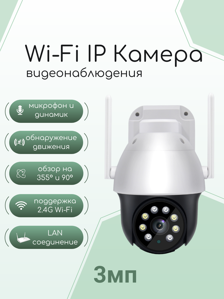 

Камера видеонаблюдения Run Energy с wi-fi модулем