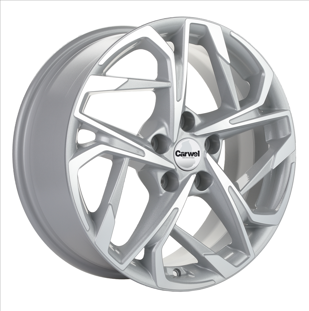 

Колесный диск R17 5x112 7J ET49 D66,6 Carwel Цаган 1716 (Audi A4) AST, Серебристый