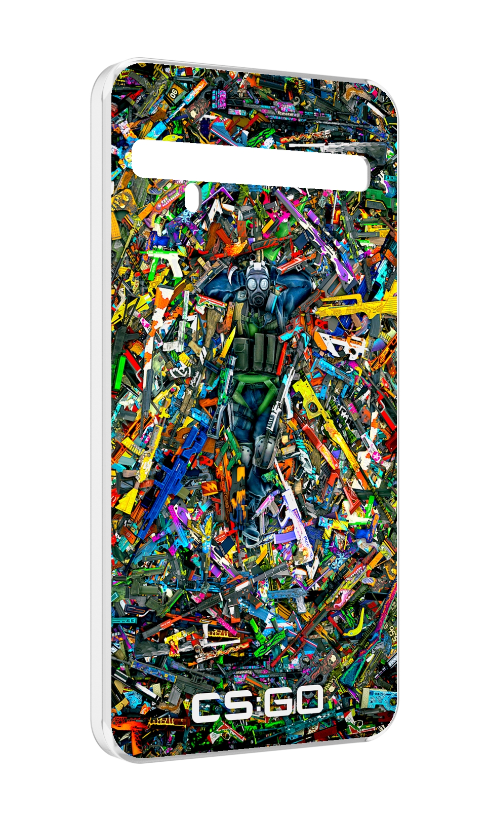 

Чехол MyPads CS GO guns skins мужской для TCL 10 Pro / TCL 10 + Plus, Прозрачный, Tocco