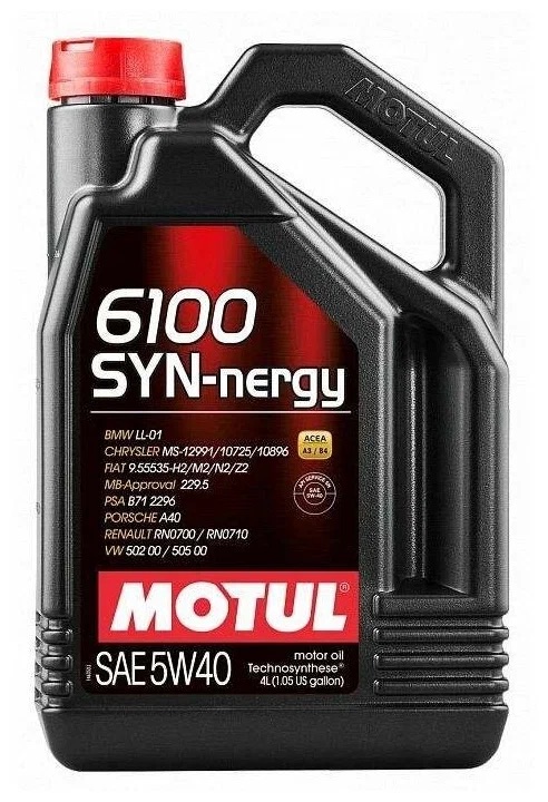 фото Моторное масло motul 6100 syn-nergy 5w-40 5 л 111690 motul 111690