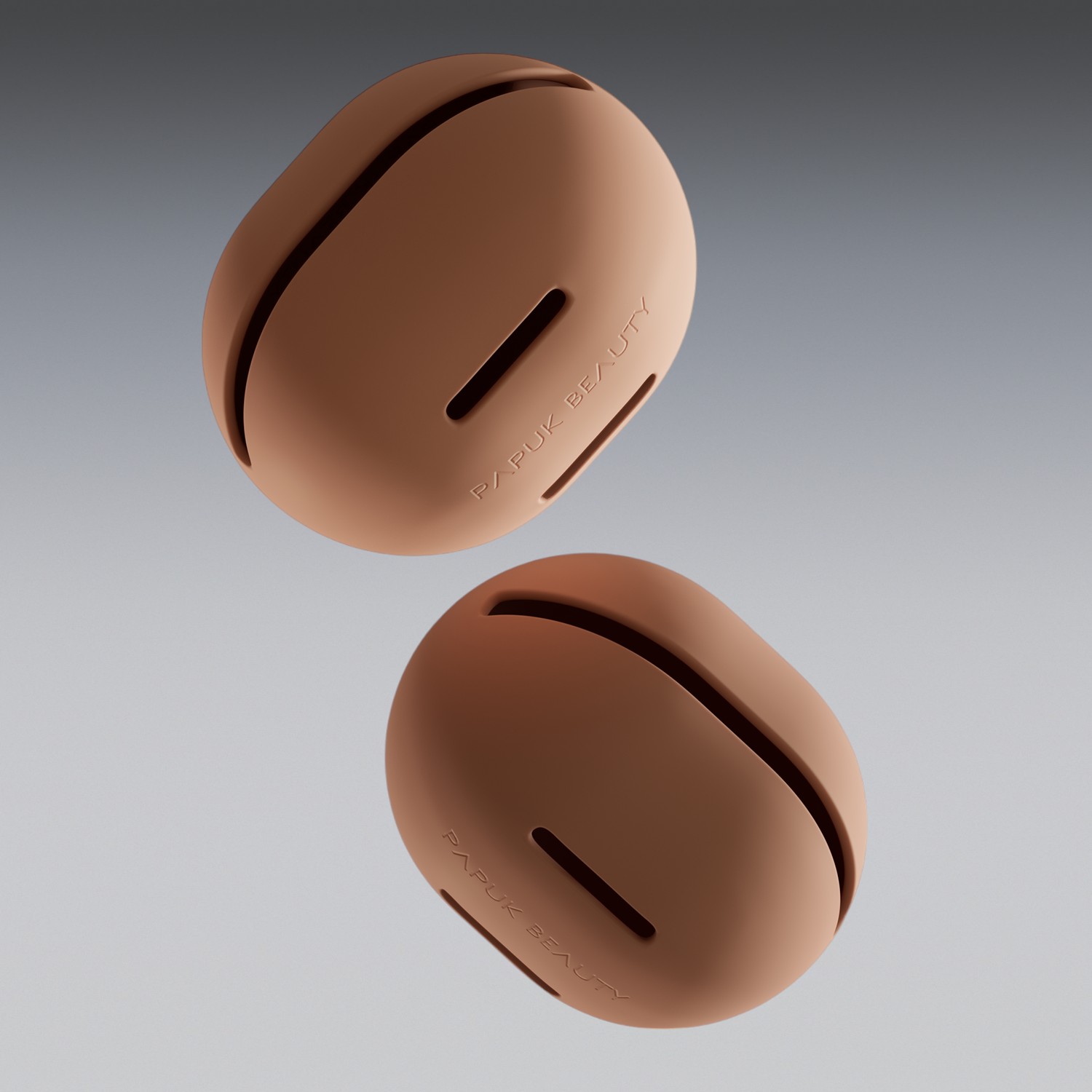 Футляр для спонжа PAPUK BEAUTY чехол-органайзер для косметики силиконовый кофейный 1200₽