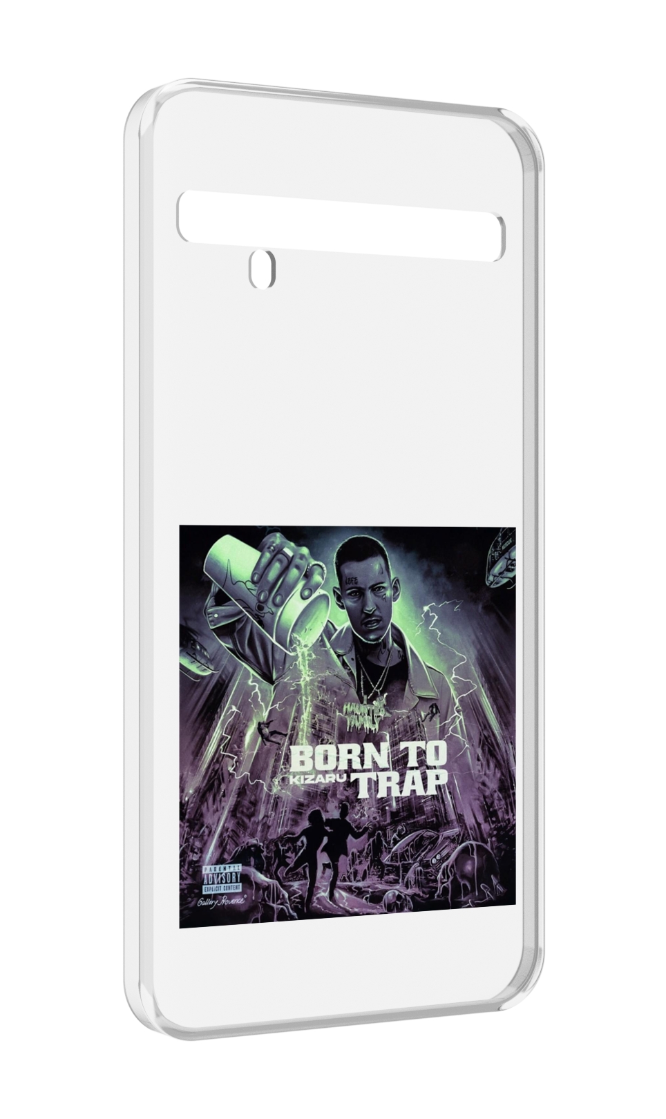 

Чехол MyPads Born to Trap Kizaru для TCL 10 Pro / TCL 10 + Plus, Прозрачный, Tocco