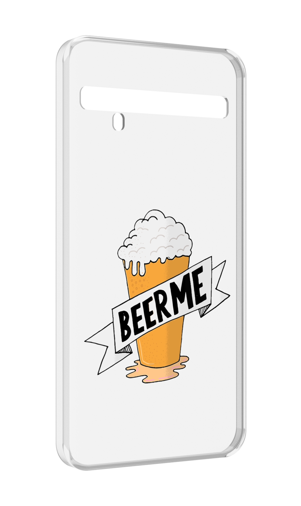 

Чехол MyPads Beer-me для TCL 10 Pro / TCL 10 + Plus, Прозрачный, Tocco