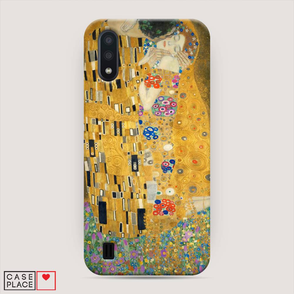 

Пластиковый чехол "Поцелуй Гюстава Климта" на Samsung Galaxy A01