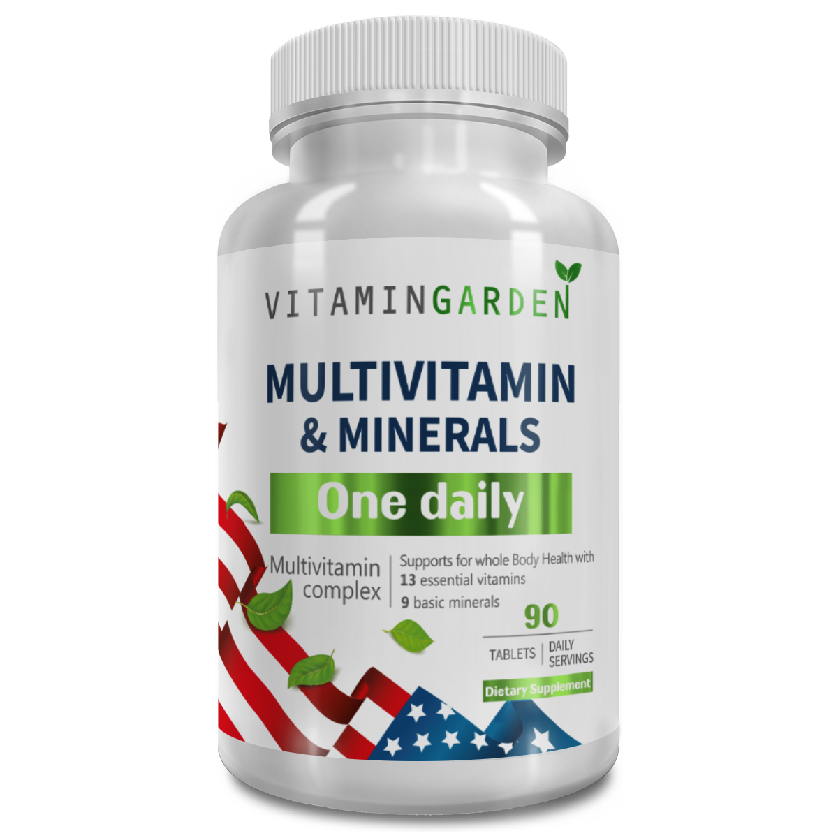 Мультивитамины для иммунитета для мужчин и женщин VITAMIN GARDEN таблетки 90 шт.