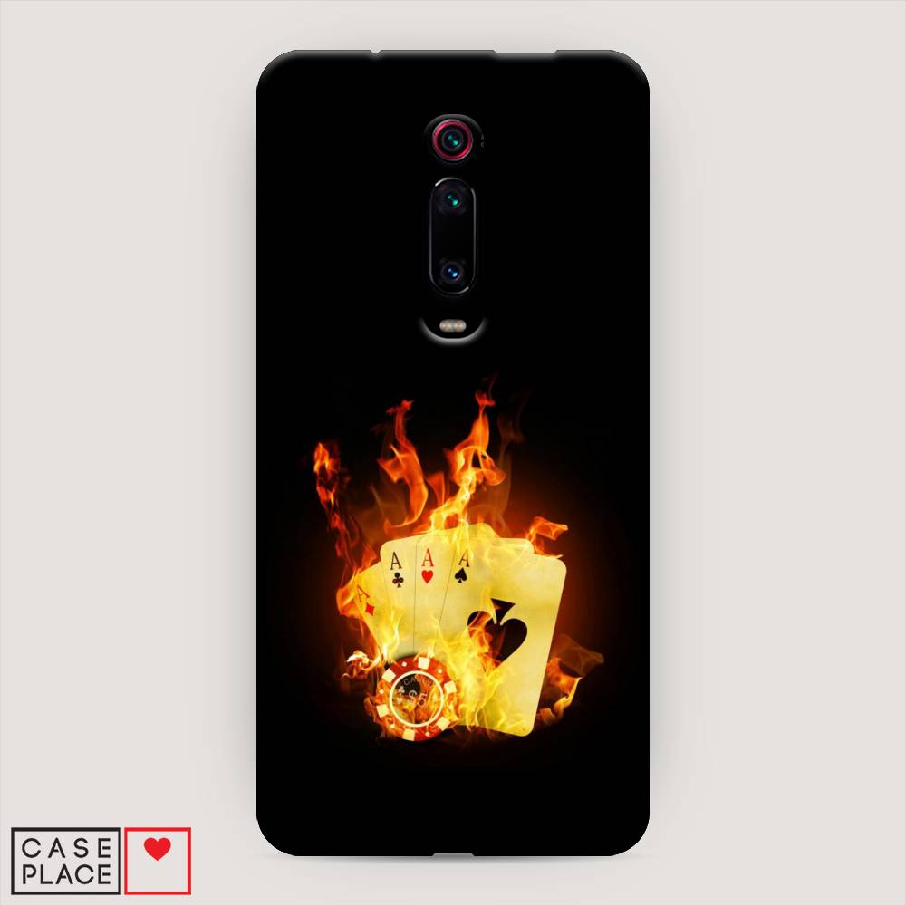

Пластиковый чехол "Горящие карты" на Xiaomi Mi 9T Pro, 35820-7