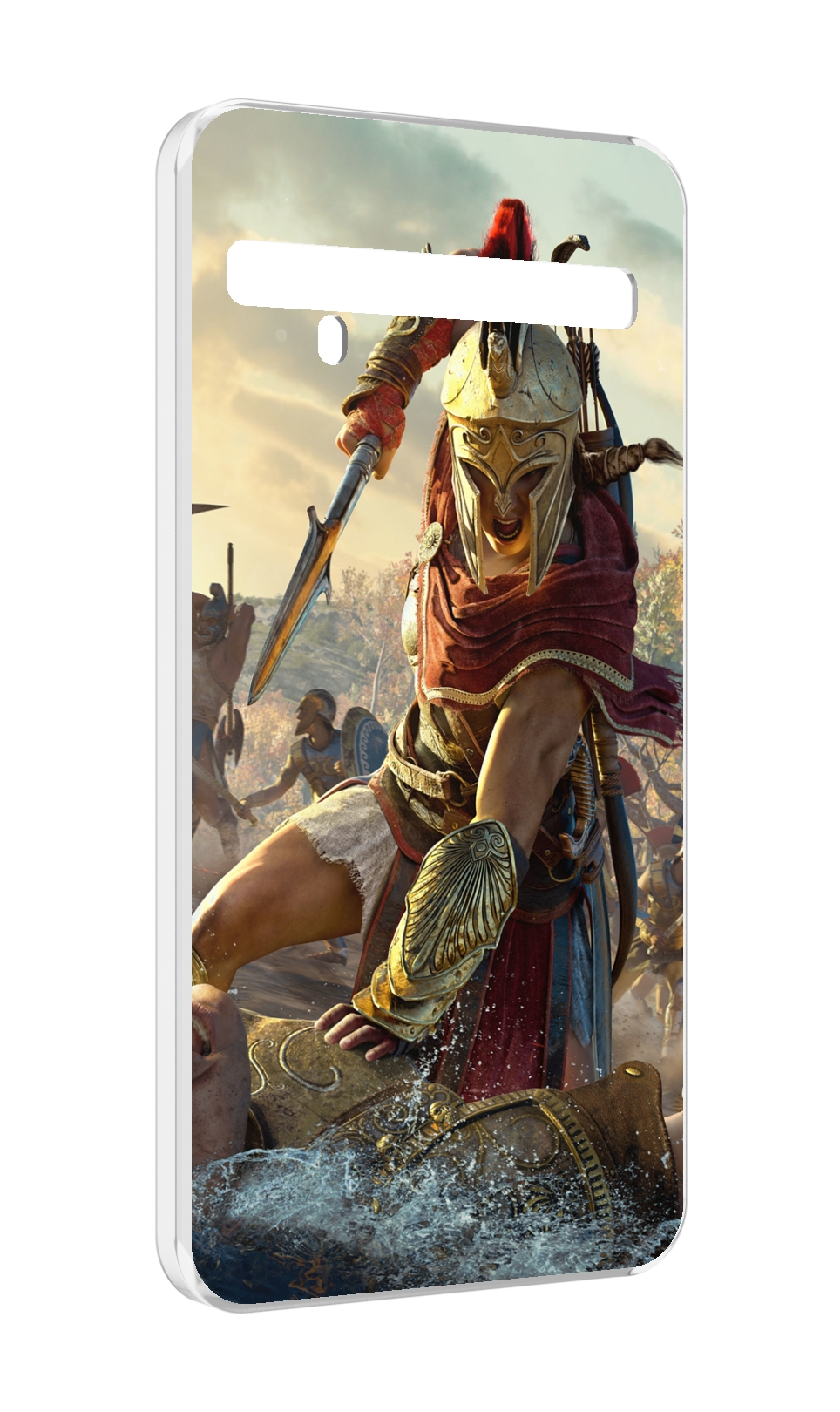 

Чехол MyPads Assassin's Creed Odyssey Kassandra мужской для TCL 10 Pro / TCL 10 + Plus, Прозрачный, Tocco