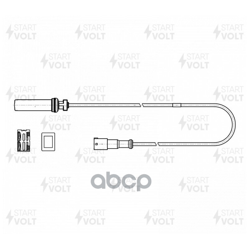 

Датчик ABS дл Mercedes-Benz Actros MP2 MP3 Axor прмой 2500мм