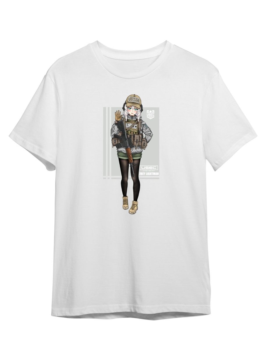

Футболка унисекс СувенирShop Аниме тян/Тарков/Tarkov 27 белая 5XL, "Аниме тян/Тарков/Tarkov" 27