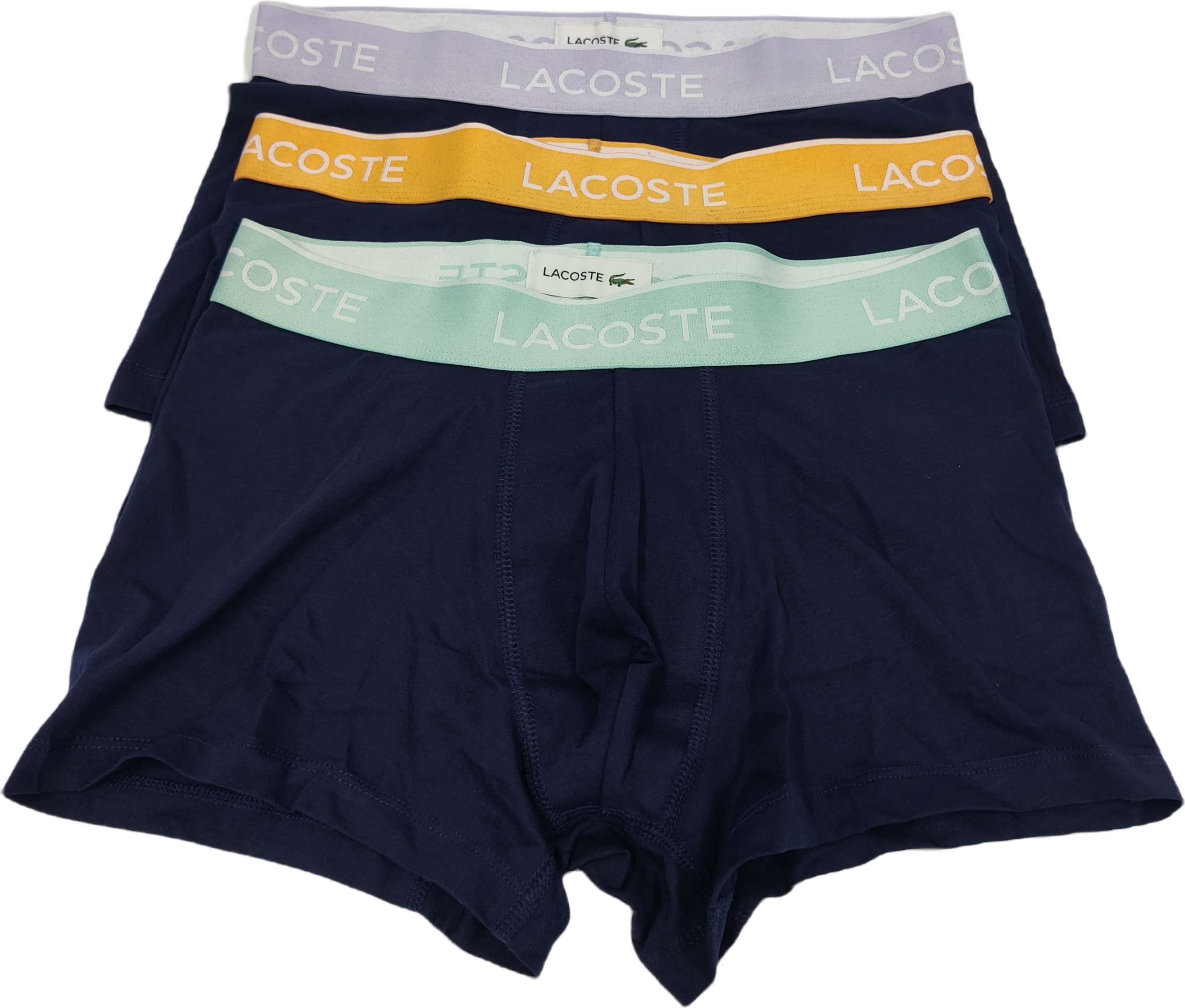 

Комплект трусов мужских Lacoste Boxers (3P) синих M, Синий, Boxers (3P)