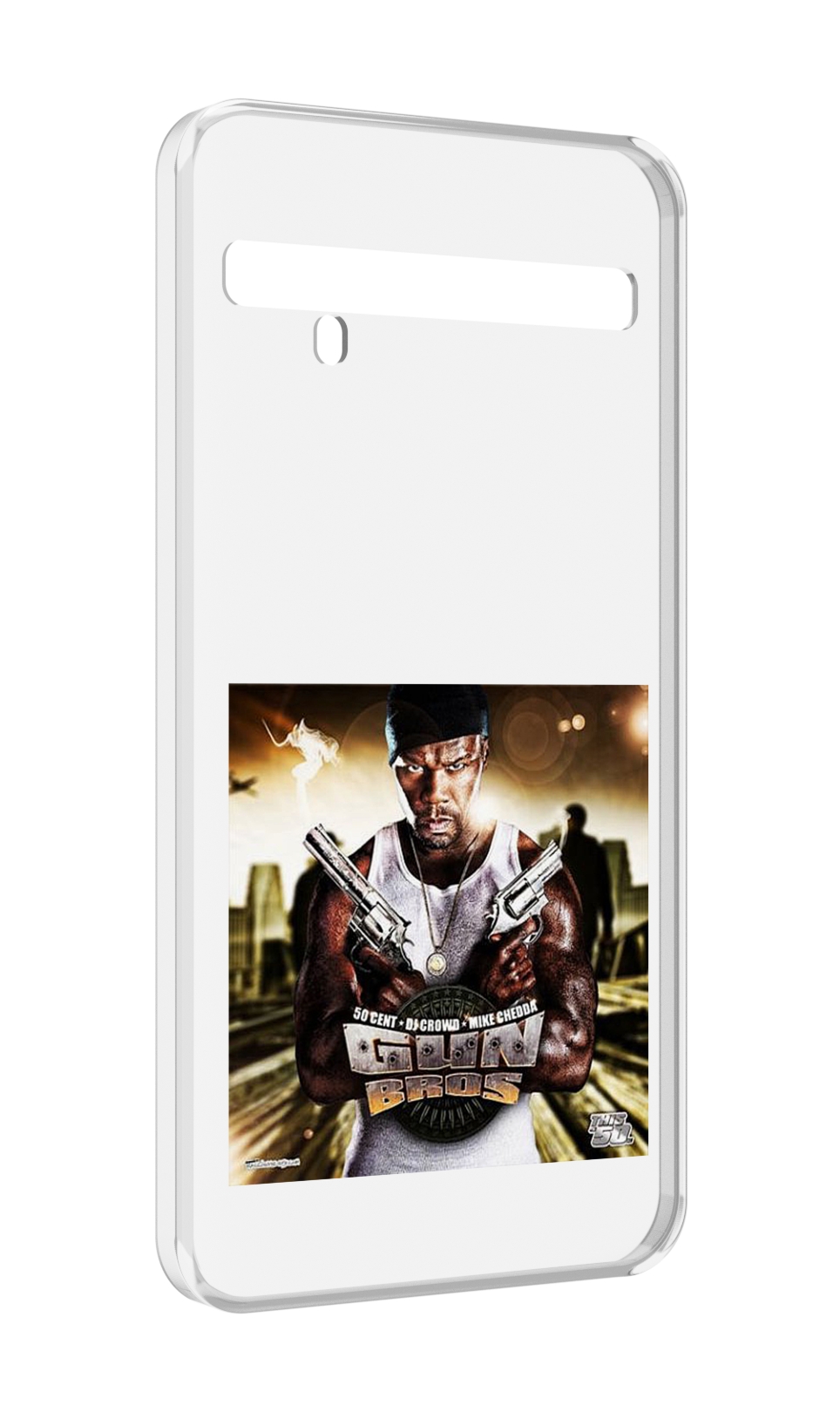 

Чехол MyPads 50 Cent - Gun Bros для TCL 10 Pro / TCL 10 + Plus, Прозрачный, Tocco