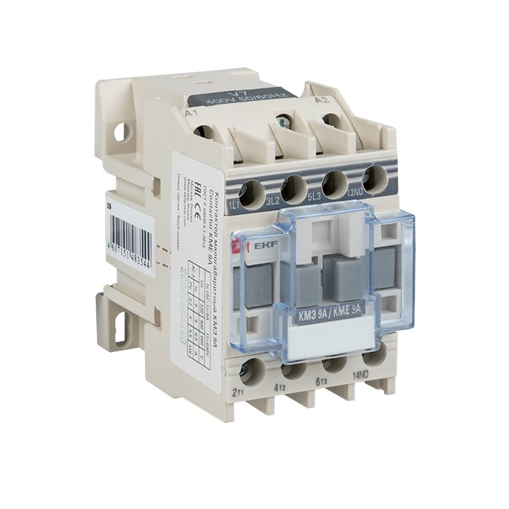 

Контактор EKF "КМЭ", 1NO, 9 А, 220 В