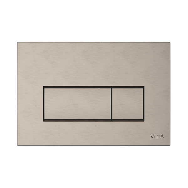 Панель смыва Vitra Root Square 740-2395 цвет никель заглушка для sl kant h55 square глухая arlight пластик